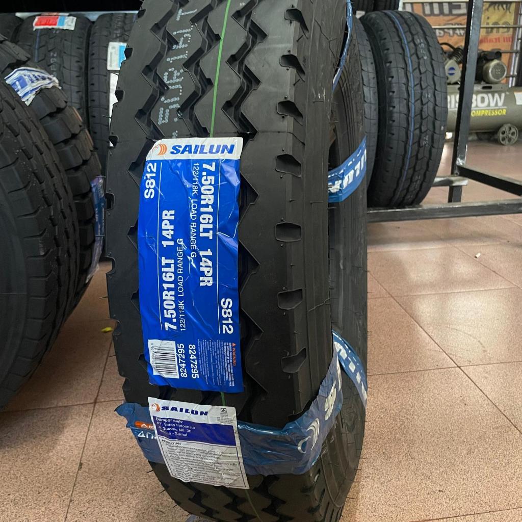 BAN TRUK KAWAT FULLSET SAILUN 750 R16 14PR S812 - BAN SAILUN S-812 750 16