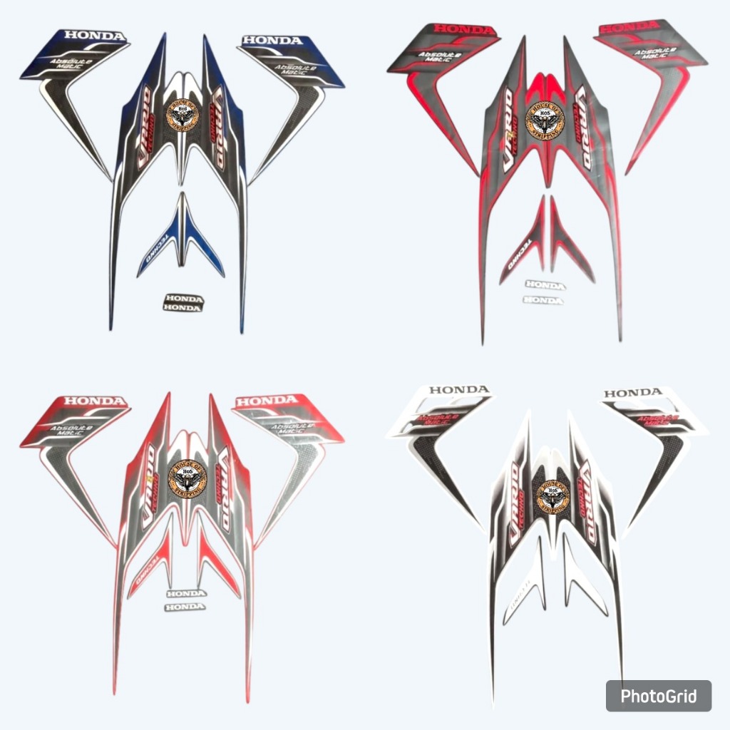 Stiker Striping Vario Techno 2010