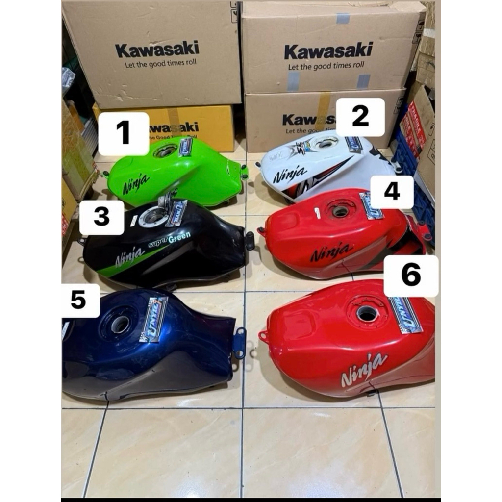 TANGKI TENGKI TANK NINJA RR NEW RR OLD ORIGINAL COPOTAN MOTOR