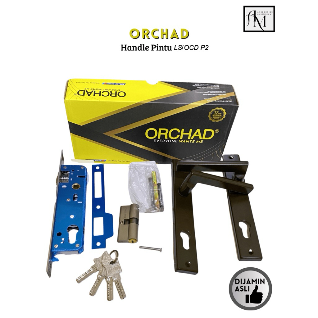 ORCHAD P2 Handle Pintu Aluminium kunci Pintu Aluminium