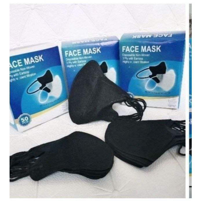 Masker duckbill -masker duckbill hitam
