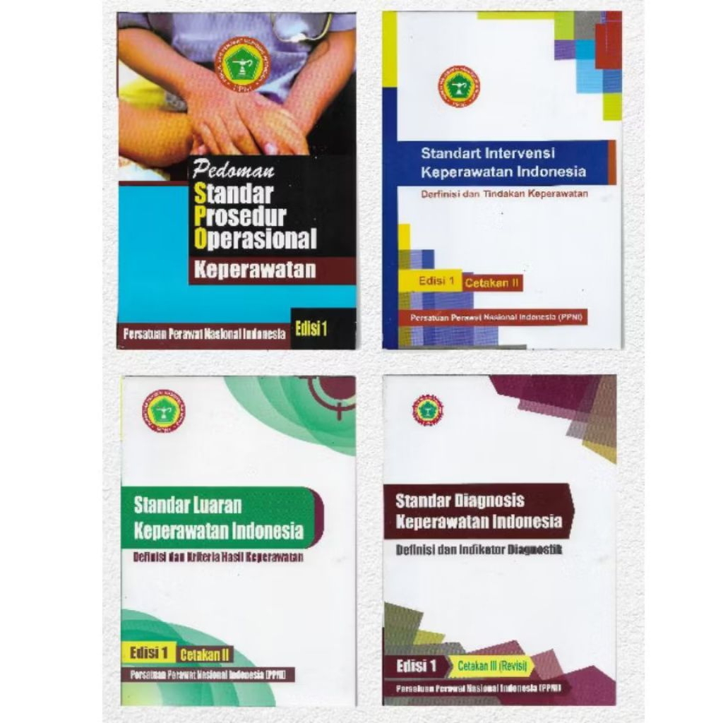Paket 4 buku keperawatan SLKI,SIKI, SDKI, SPOK