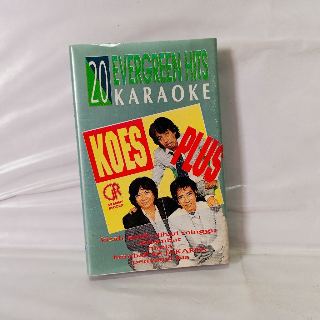 Kaset 20 Evergreen Hits Karaoke Koes Plus