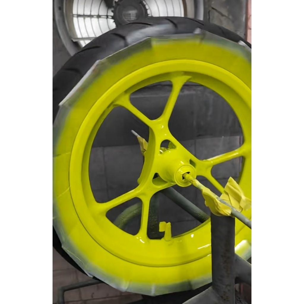 CAT PU WARNA FLUORESCENT YELLOW | STABILO KUNING JENIS PU | CAT MOTOR | CAT VELG | CAT PU BERKUALITA