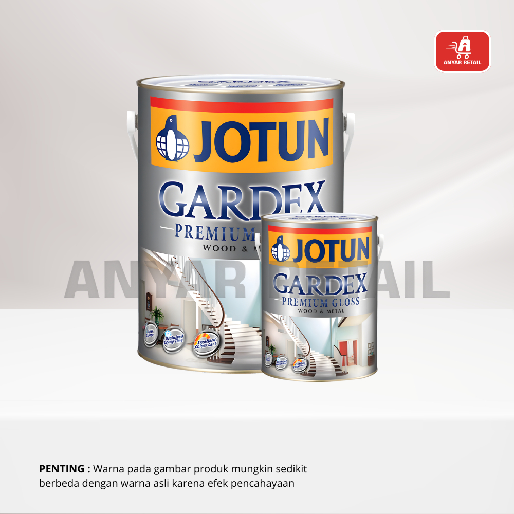 Jotun Gardex Premium Gloss White Cat Kayu Besi