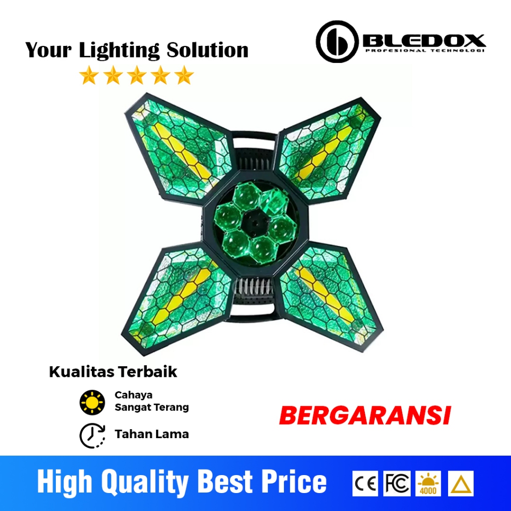 Lampu Retro 4 Baling Terbaru 2026 Lampu Kipas Prindapan Besar Lampu Lighting Horeg Miniatur Lighting
