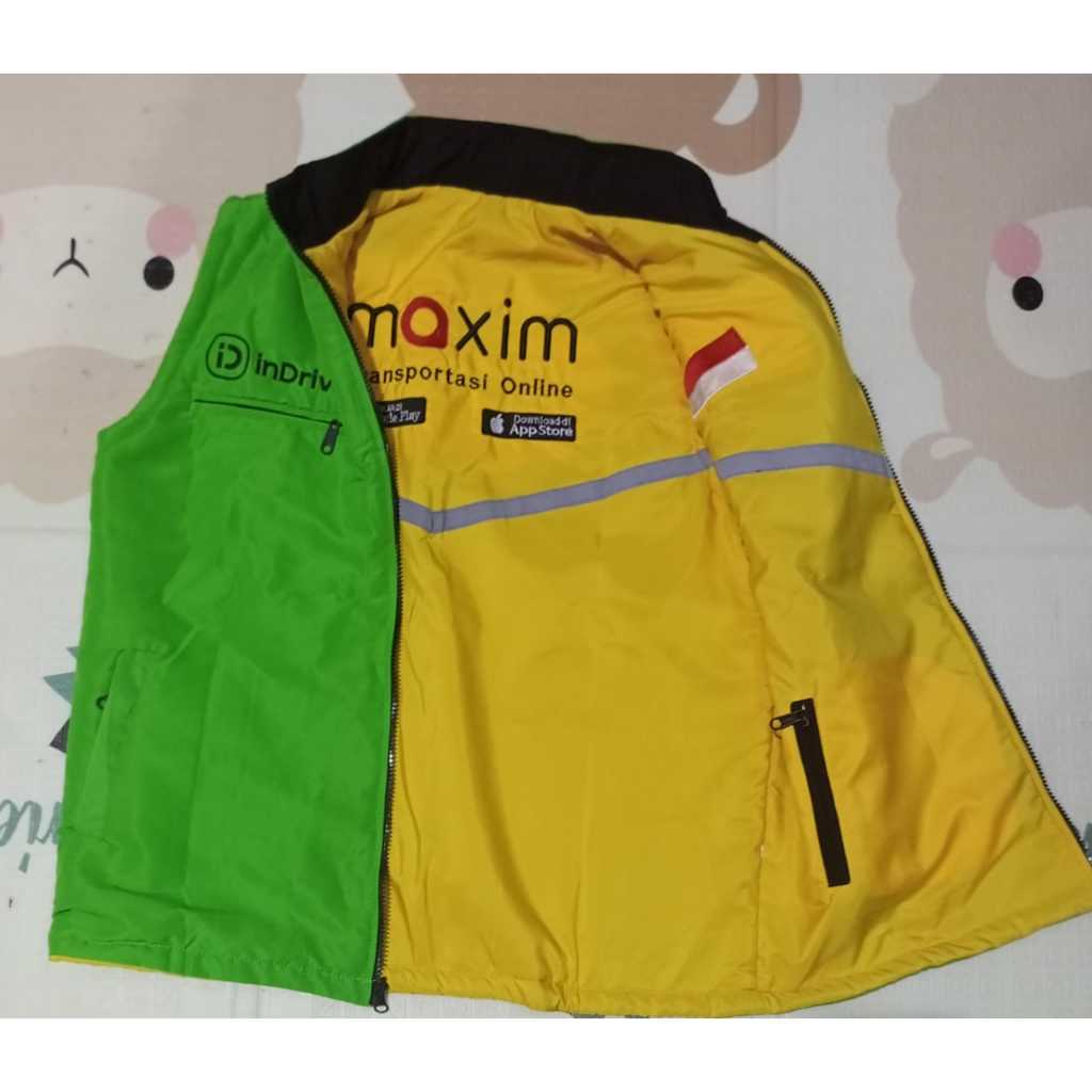ROMPI INDRIVE BOLAK BALIK MAXIM BISA VERMUK BORDIR WATERPROOF SAKU ROMPI 6 READY SIZE M L XL XXL XXX