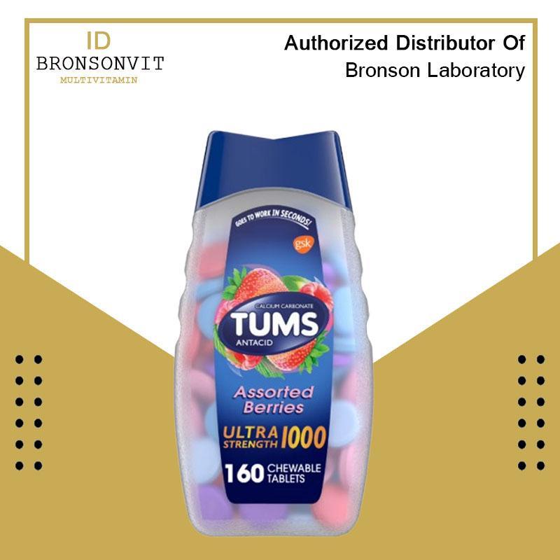 TUMS Ultra Strength Maag Asam Lambung Gerd Mual Heartburn Gas Relief - Berries 160