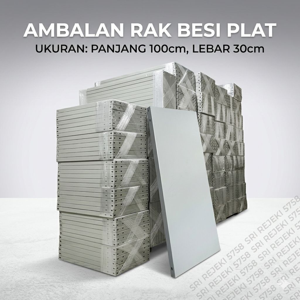 Ambalan rak besi plat siku lubang selving rack