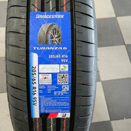 BRIDGESTONE TURANZA 6 Ukuran 205/65 R16 - Ban Mobil Innova Reborn