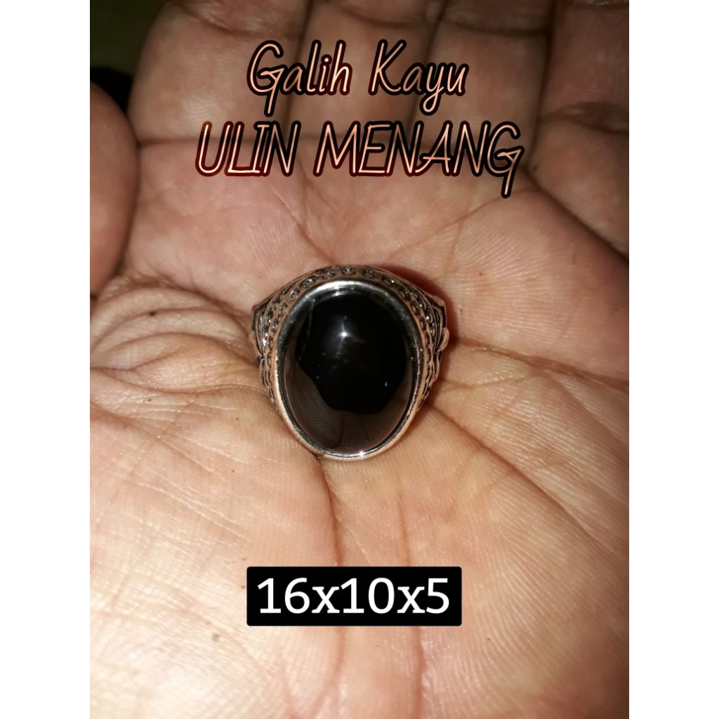 Cincin Galih Kayu ULIN MENANG Original Ring 8