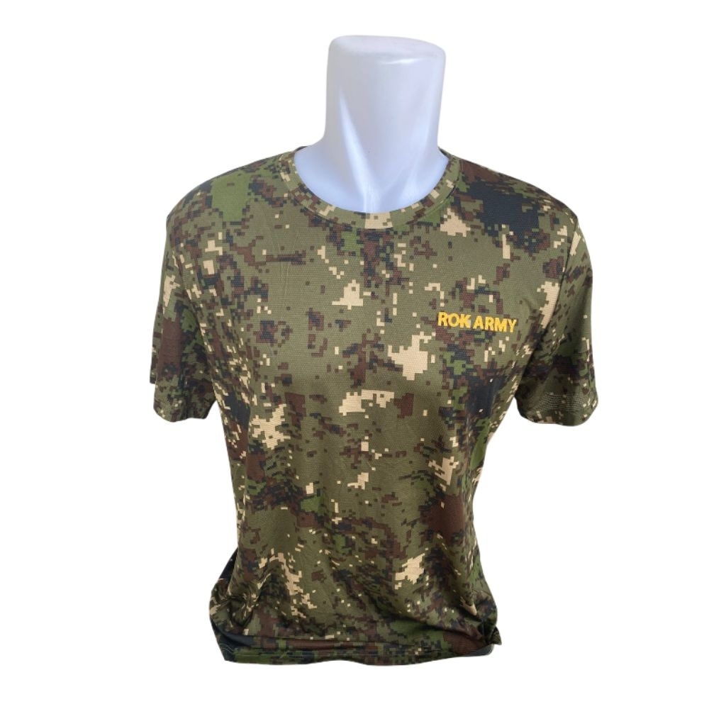 Kaos Camo Loreng Digital Granit ROKA Republik Of Korea Army Tentara Korea Selatan Like New (42)