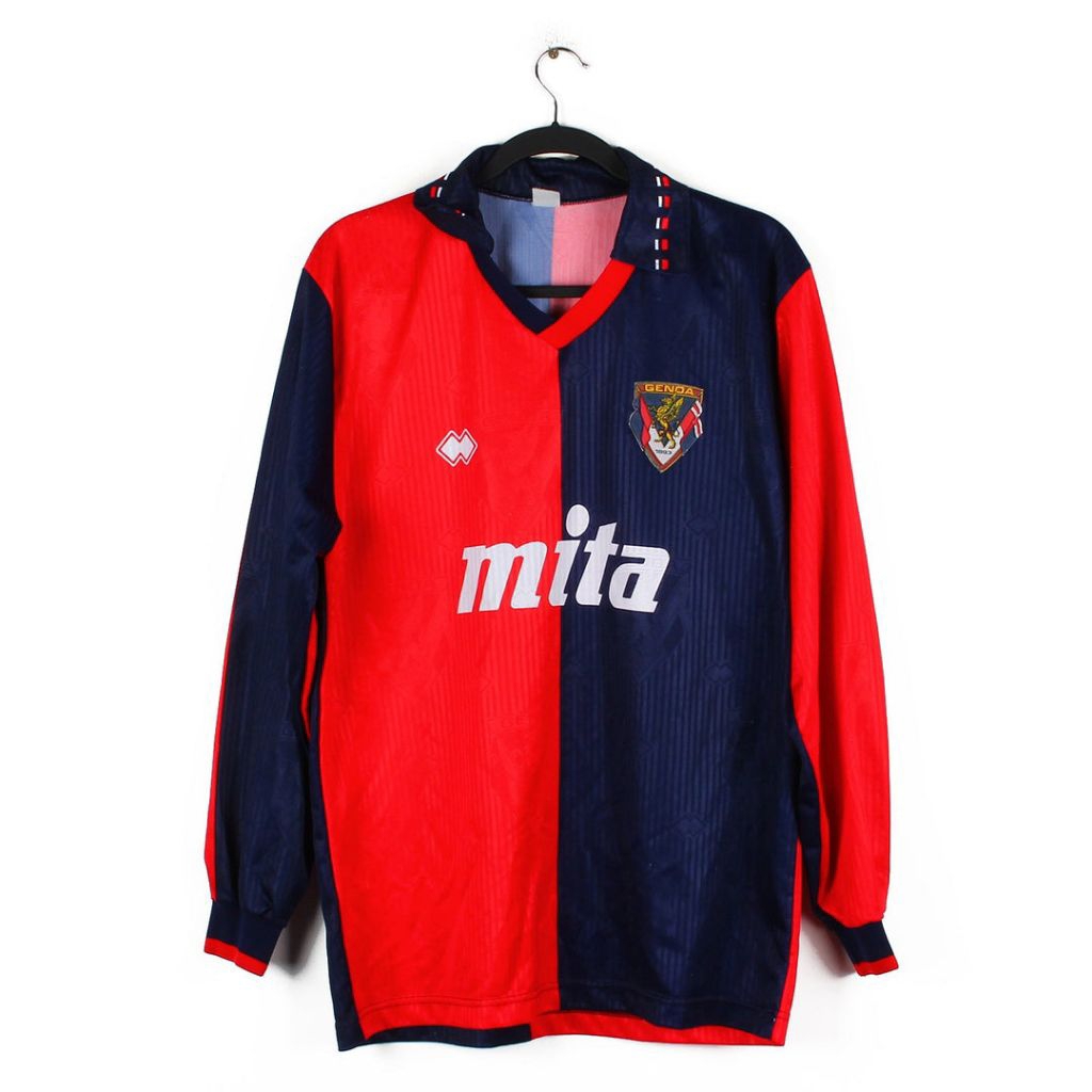 Jersey Genoa Home 91/92 Longsleeve