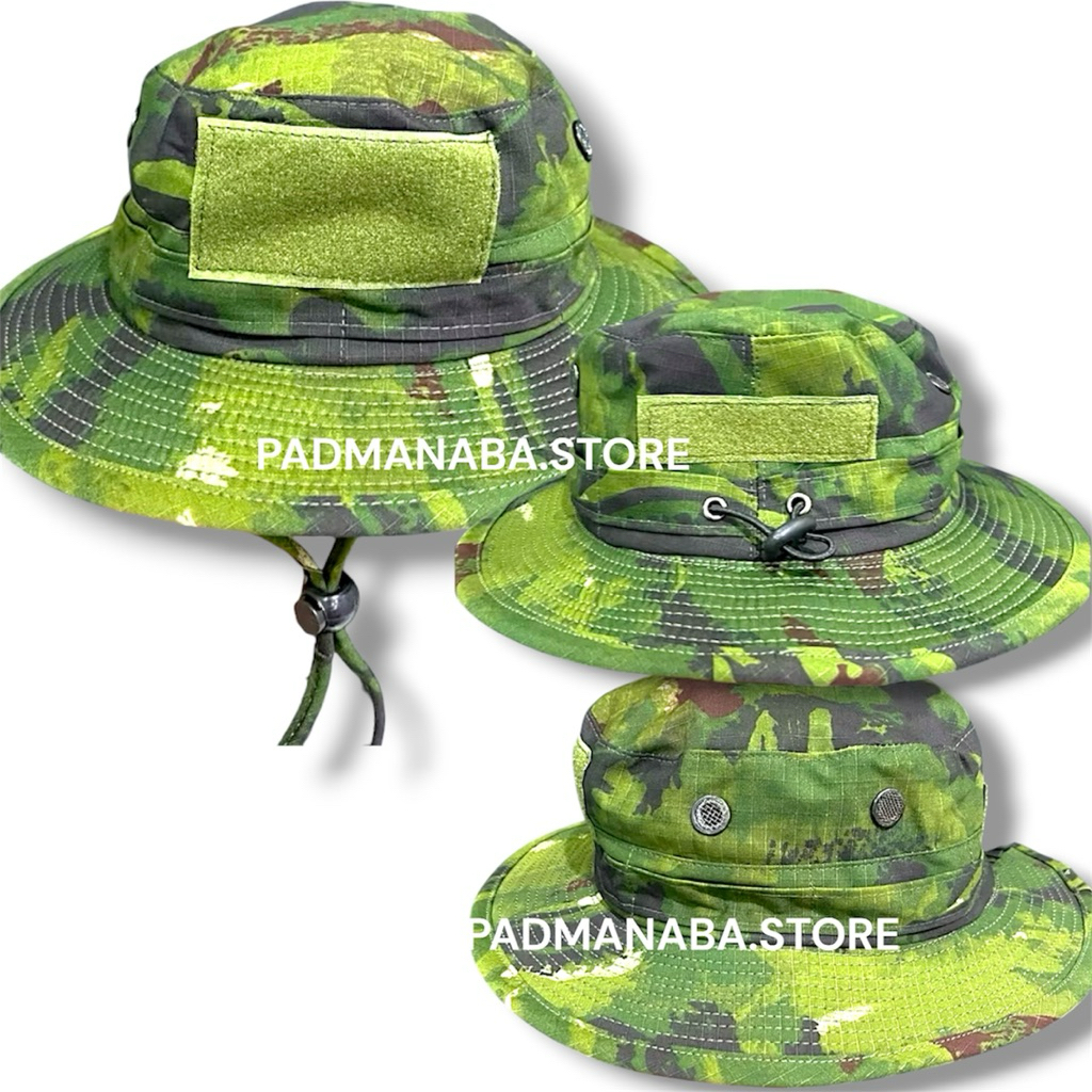 TOPI RIMBA LORENG HABEMA KAWAT/LORENG RAJAWALI/LORENG HUTAN  TOPI RIMBA TACTICAL PDL HABEMA – TERBAR