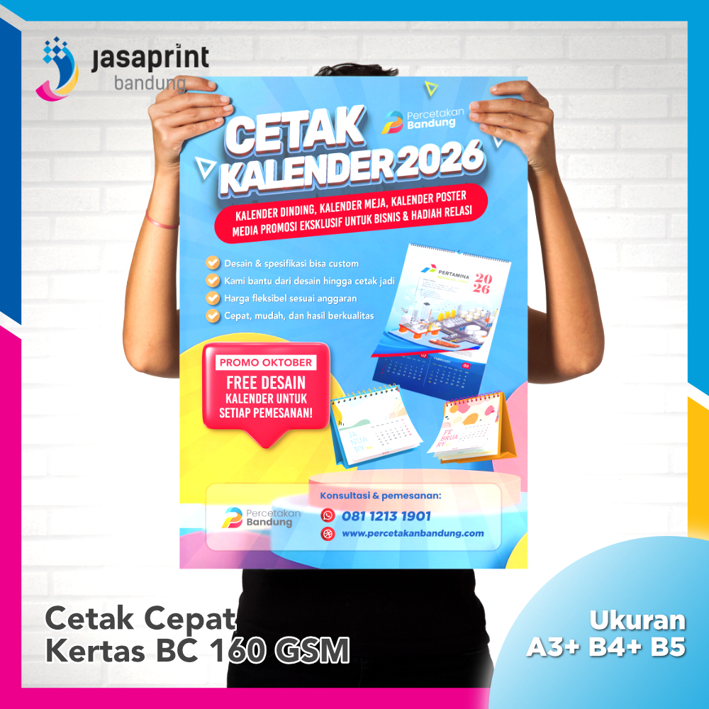 Cetak Kertas BC Cepat 160 GSM B5+ B4+ A3+ Print Kertas Brief Card Dokumen Sertifikat Piagam Kartu Un