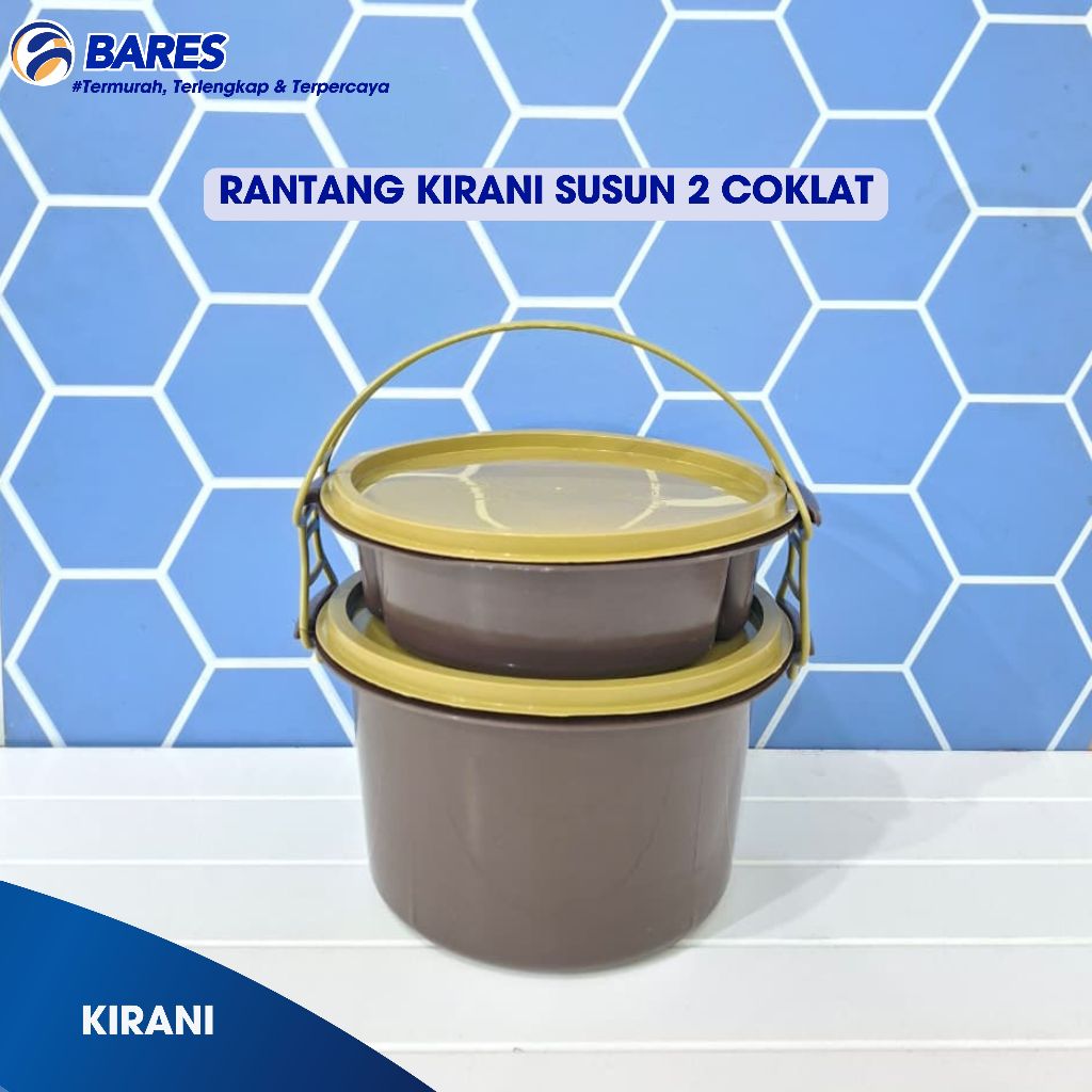 RANTANG PLASTIK KIRANI SUSUN 2 / RANTANG PLASTIK SERBAGUNA SUSUN 2
