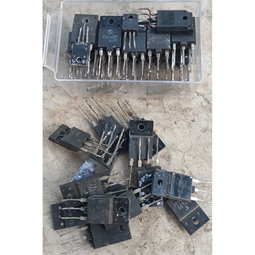 TR - Transistor horisontal tv tabung cabutan (original) 10 pcs