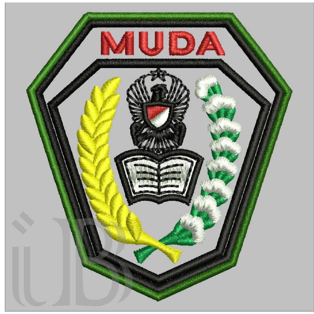 13 BREVET WING MUDA PDL TNI AD PERKERAS MIKA BORDIR EMBROIDERY GIB