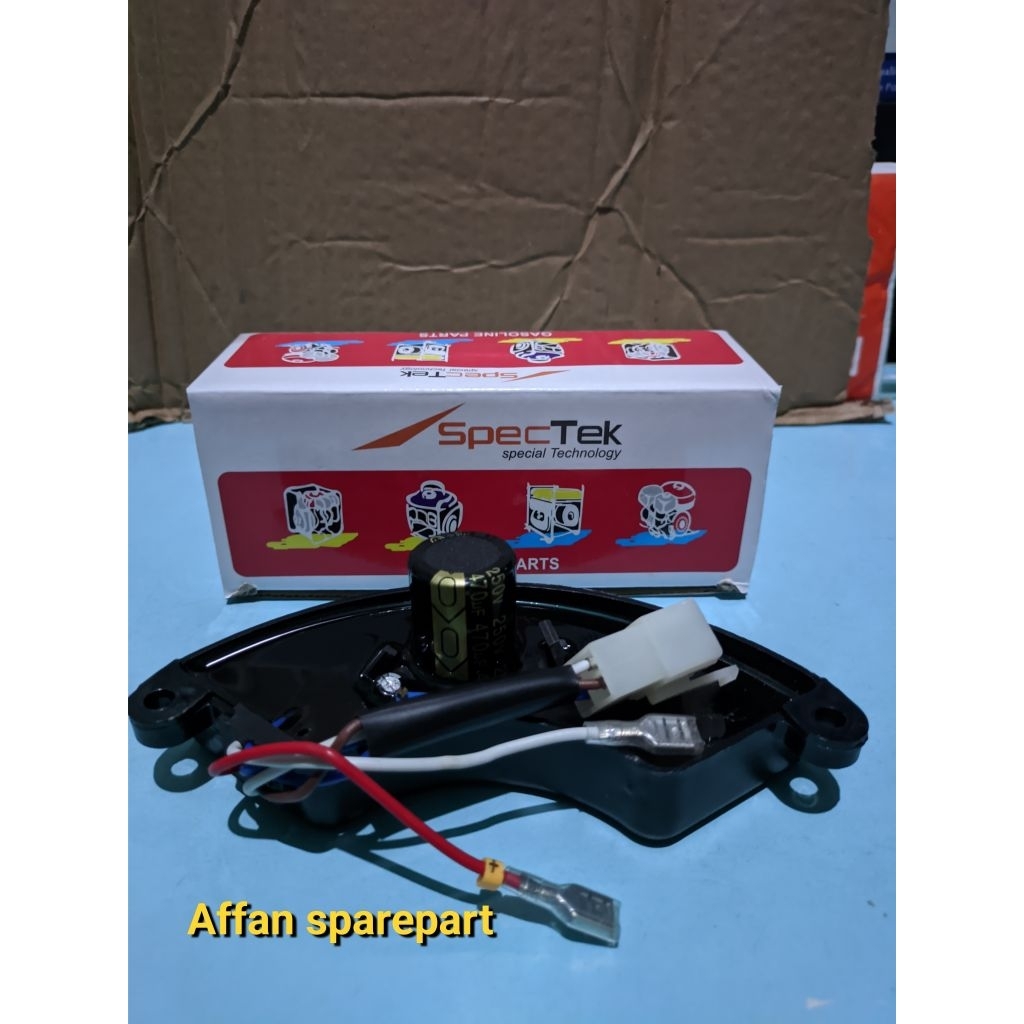 AVR 5000 - 8000 WATT (1 PHASE) AVR GENSET / AVR GENERATOR SET / 6 KABEL (OVAL / SABIT)