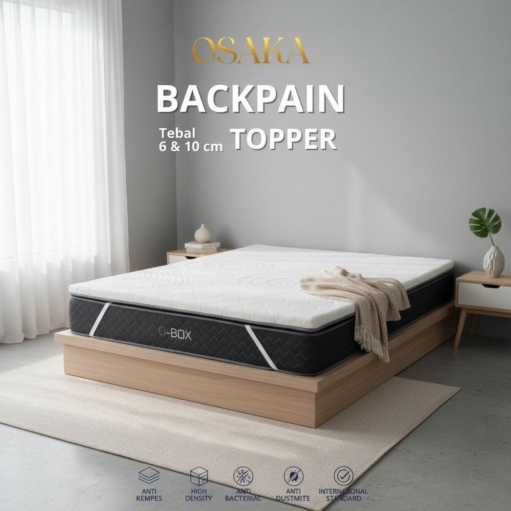 OSAKA Back Pain Topper,  topper Rebonded R50 kesehatan tulang