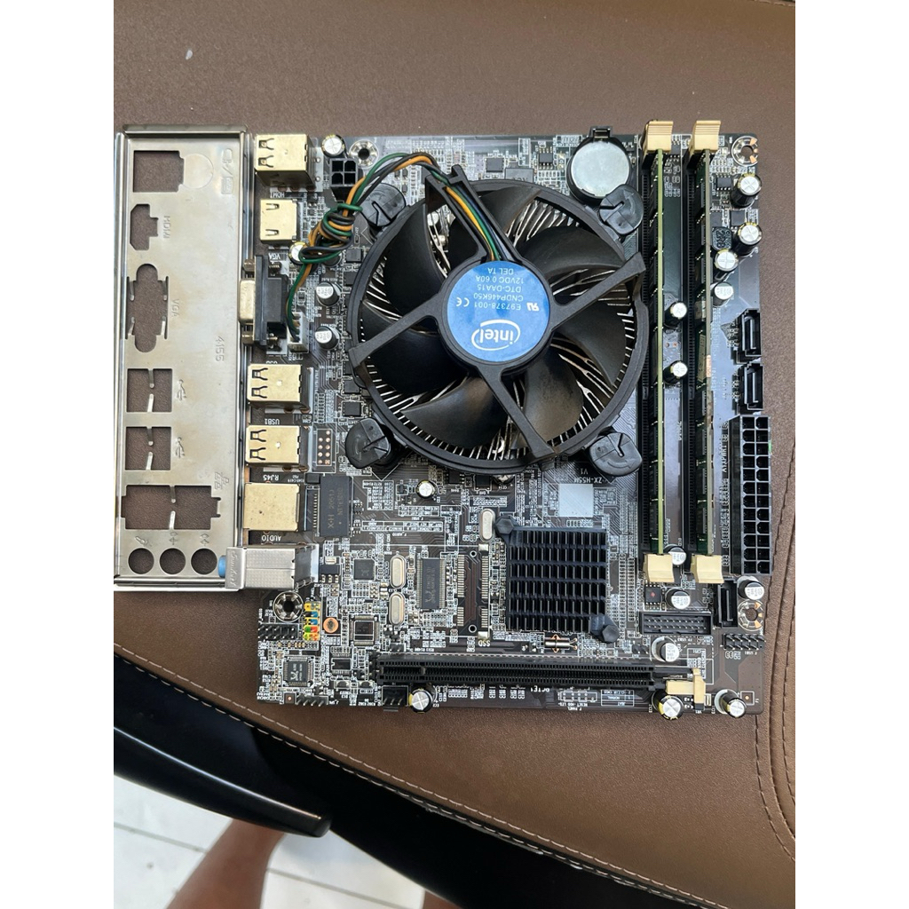 Paketan mobo h55 + i5 750 + ram 8gb ddr3 fan ori