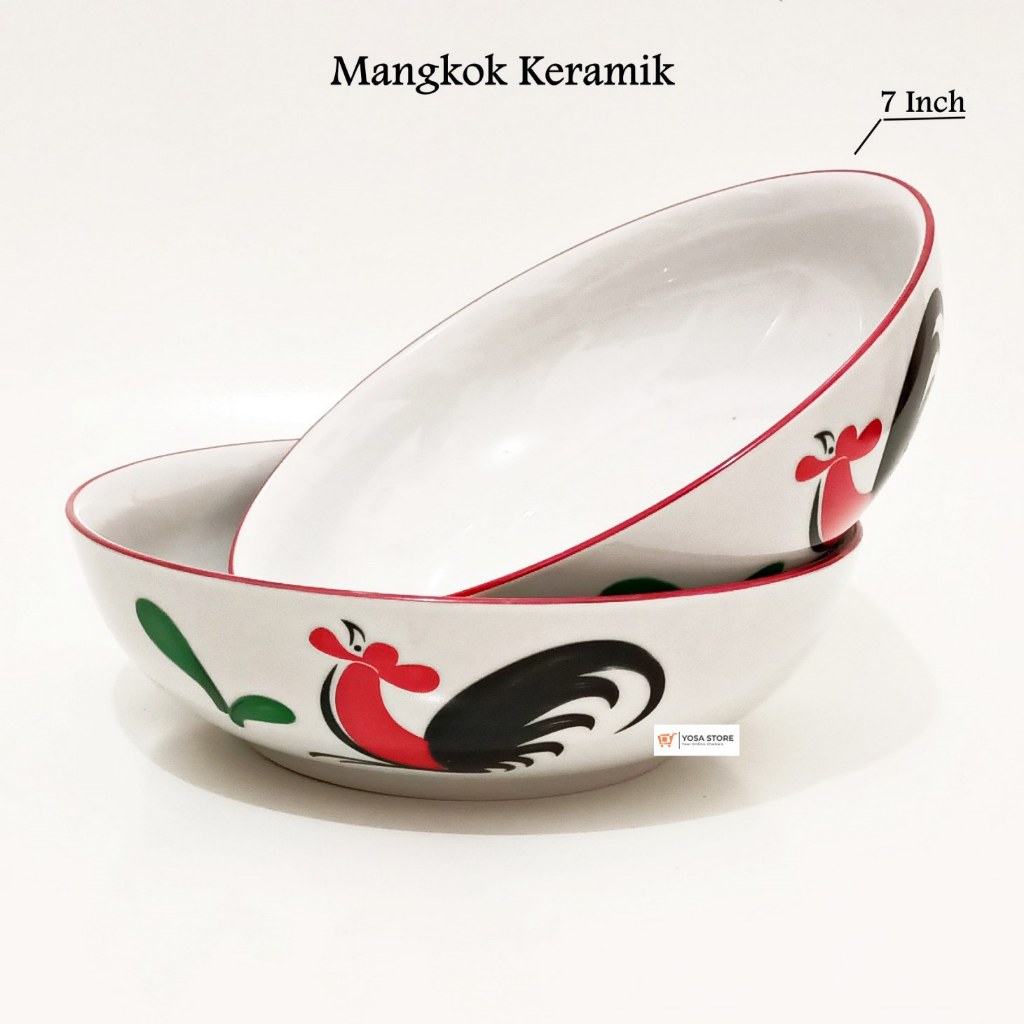 Mangkok Sereal KPC07 Ayam Jago 1 Pcs Kedaung Home