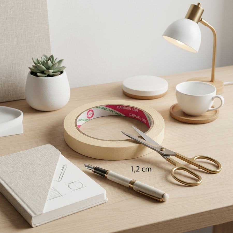 Berry Isolasi Kertas / Masking Tape / Selotip Kertas Aneka Ukuran