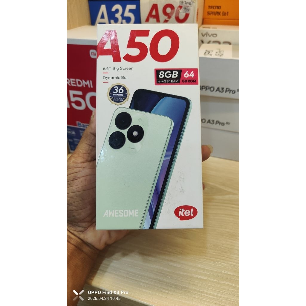 HP ITEL A50 4/64GB SECOND bagus,fisik 95%