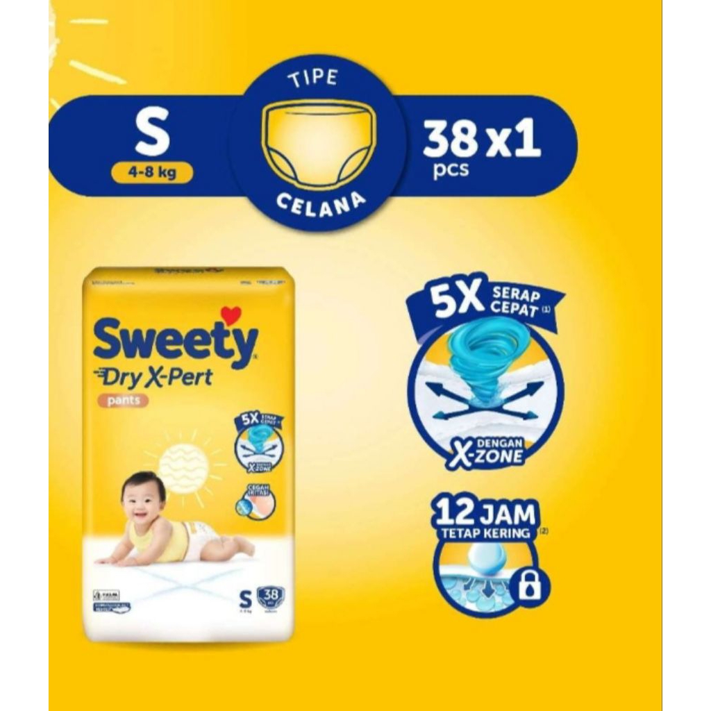 pampers sweety s38 pants