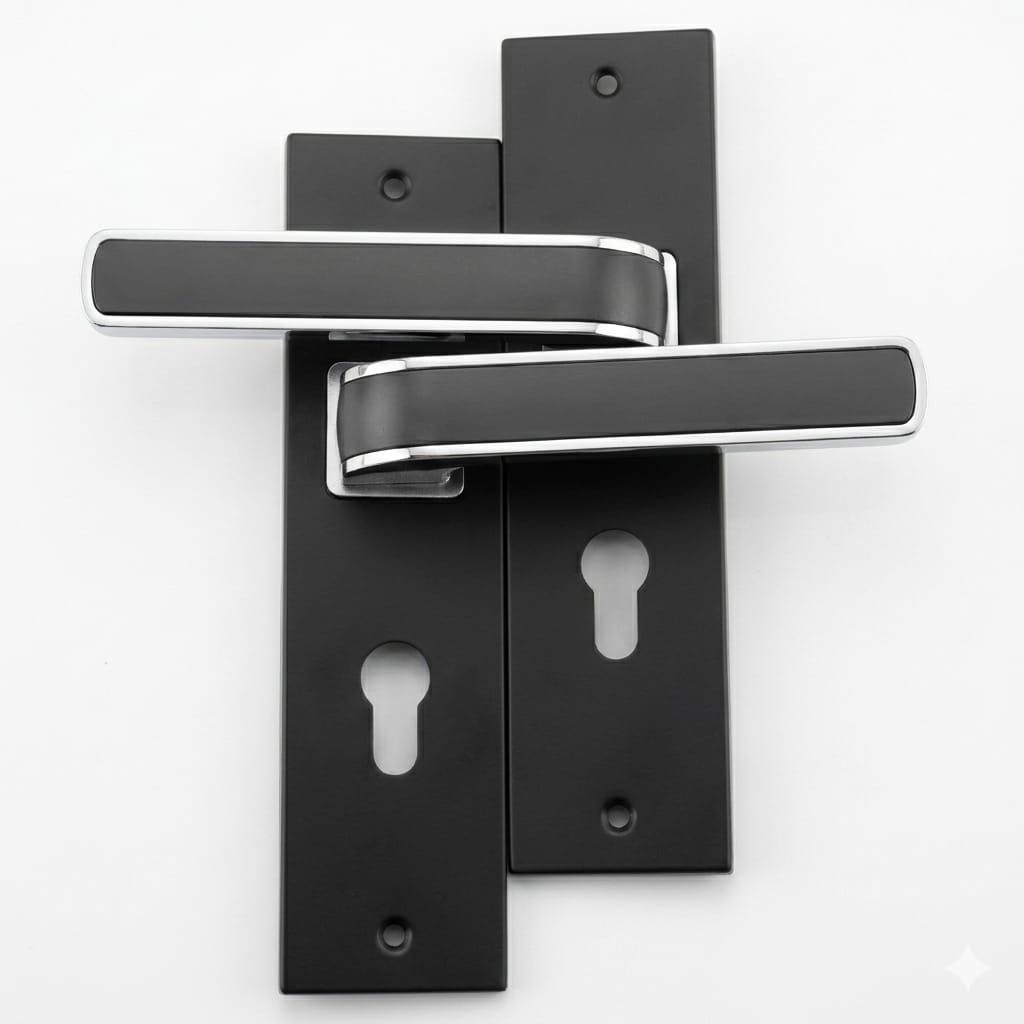 Kunci Pintu Tanggung Premium 20cm / Handle Pintu Rumah / kunci pintu set / set komplit