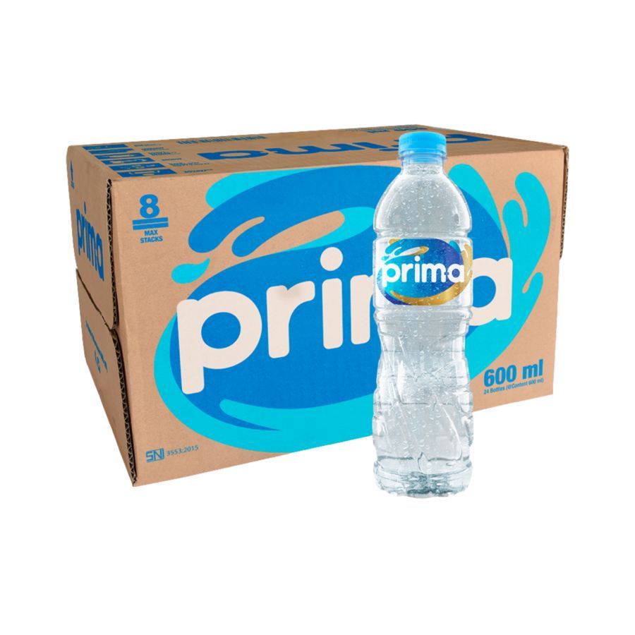 Air Mineral Prima 600ml 1 Dus isi 24 Botol