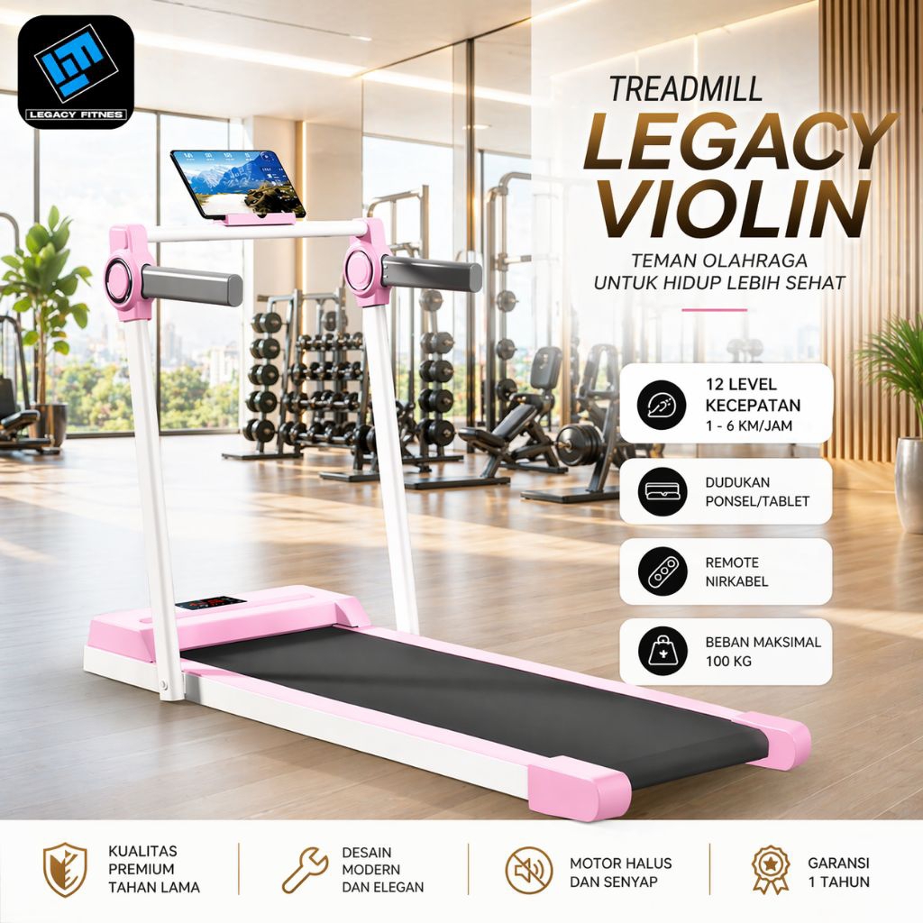 Treadmill Elektrik New Pad Legacy Violin