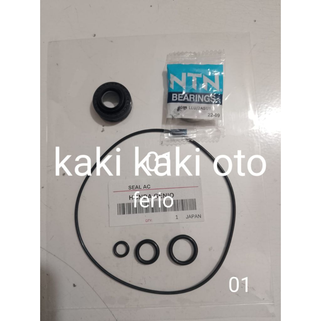 Shaft seal shaft lip seal kompresor AC seal compresor ac lengkap honda ferio