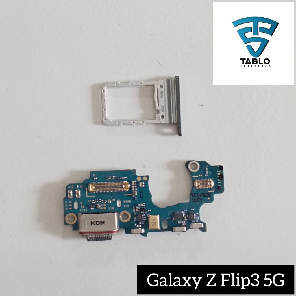 papan cas simtray Samsung galaxy Z Flip3 5G ori copotan hp