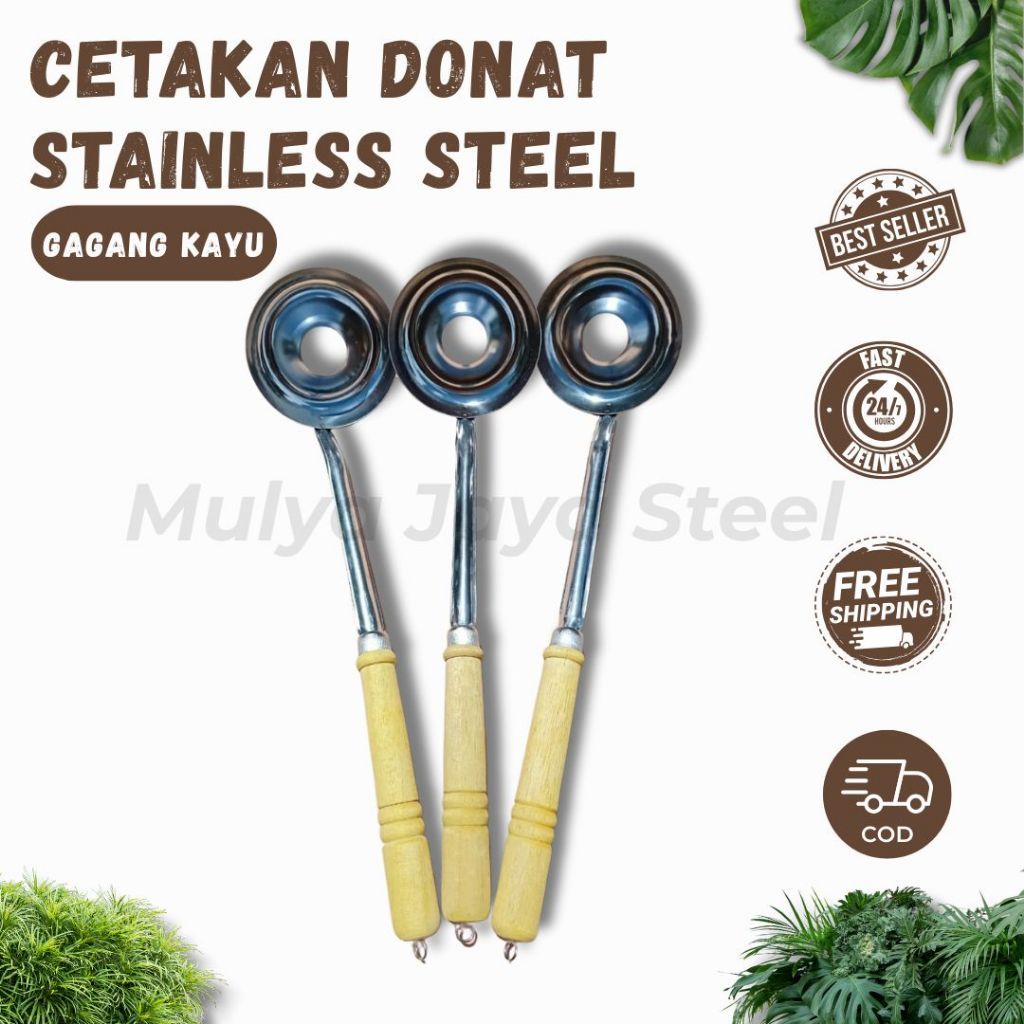 CETAKAN DONAT CAIR / IRUS DONAT / CENTONG DONAT / IRUS DONAT STAINLESS STEEL