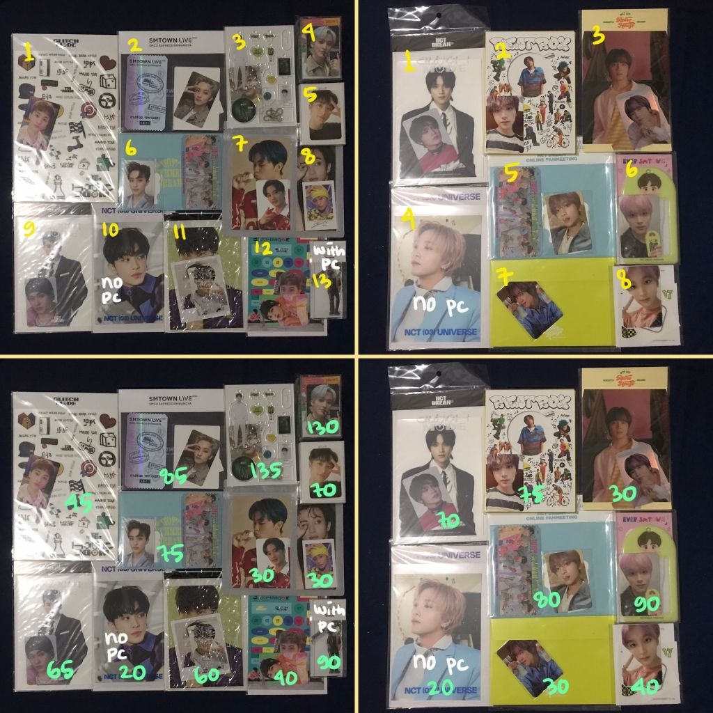 [READY STOCK] CLEARANCE SELL MD NCT MARK HAECHAN 127 DREAM PC POSTCARD 4X6 POLA PARTY PACKAGE 4CUT C