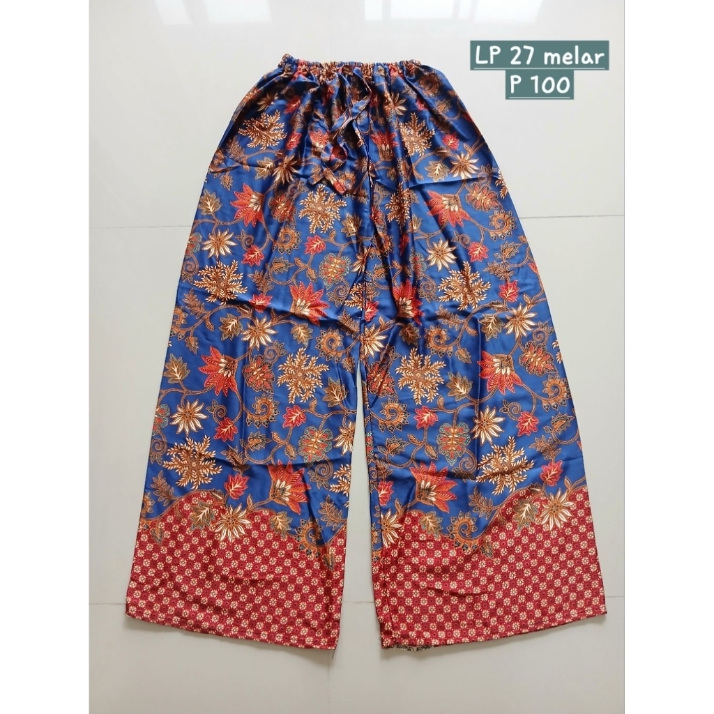Celana panjang kapler wanita batik sutera