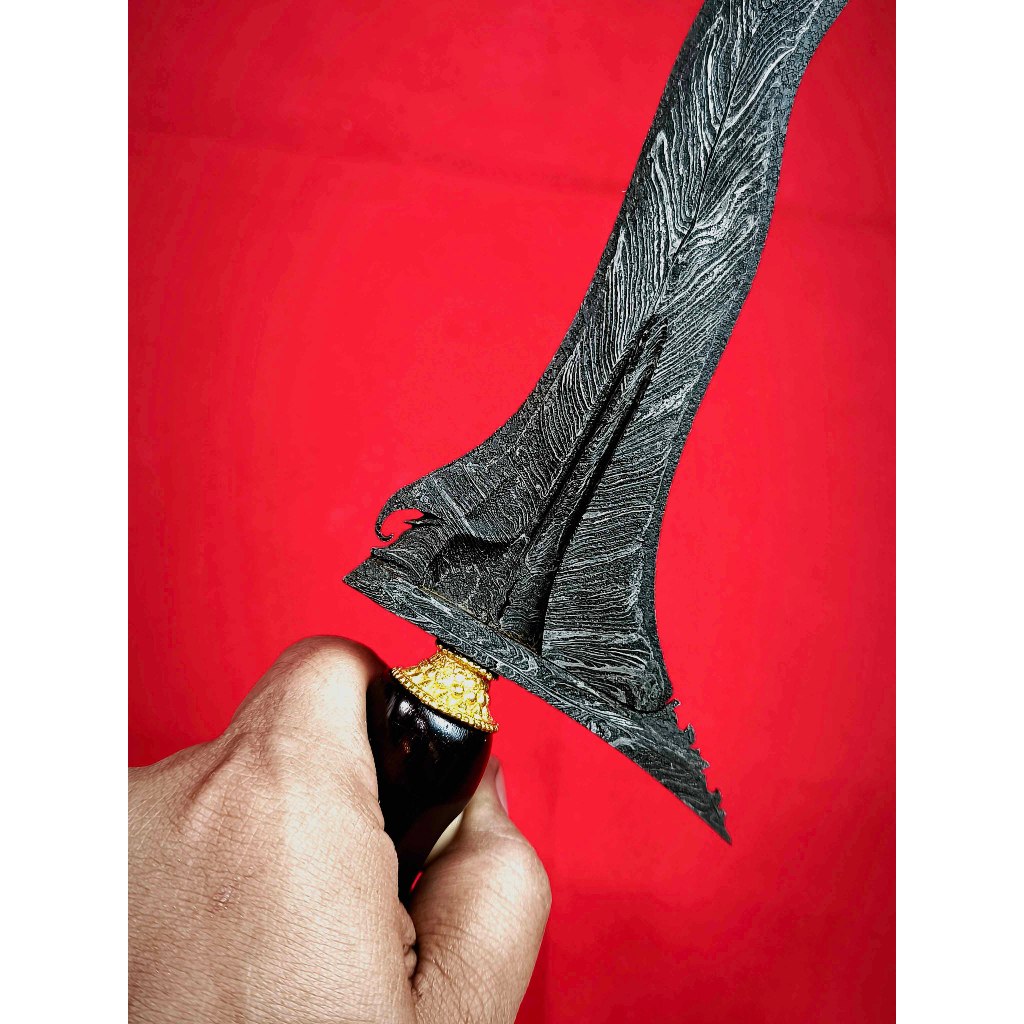 KERIS LUK 7 BALEBANG Pamor Blarak Sineret