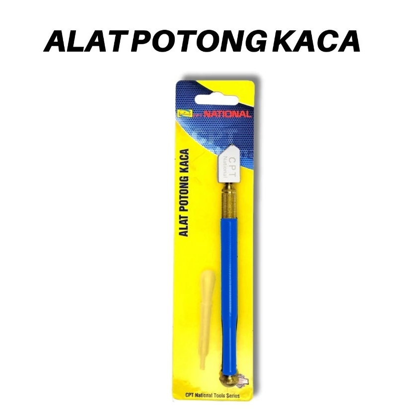 Alat Potong Kaca Manual CPT National Pisau Potong Kaca Keramik Cutter Oil Glass