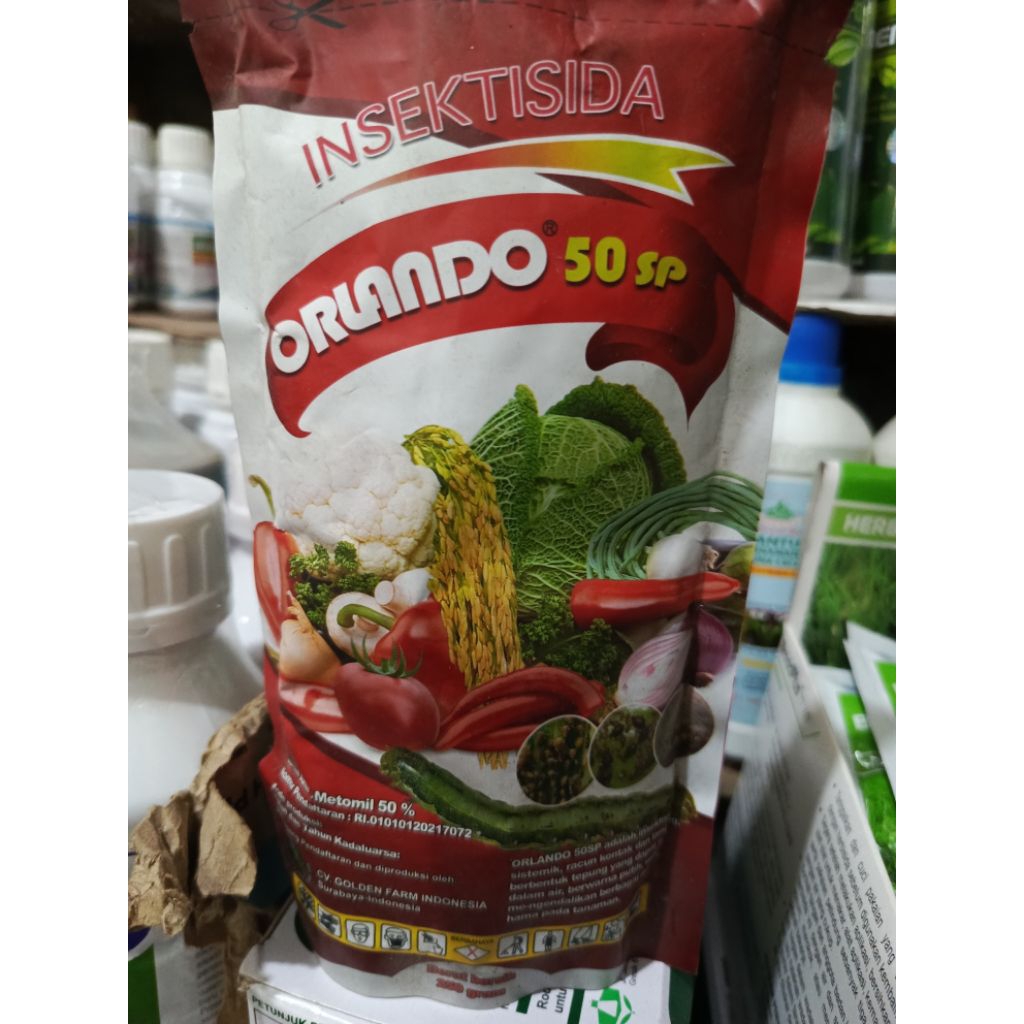Insektisida ORLANDO Metomil 50SP 250gram