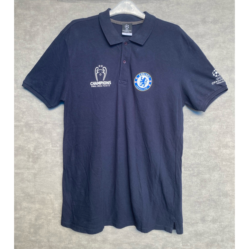 kaos polo art bola tim chelsea