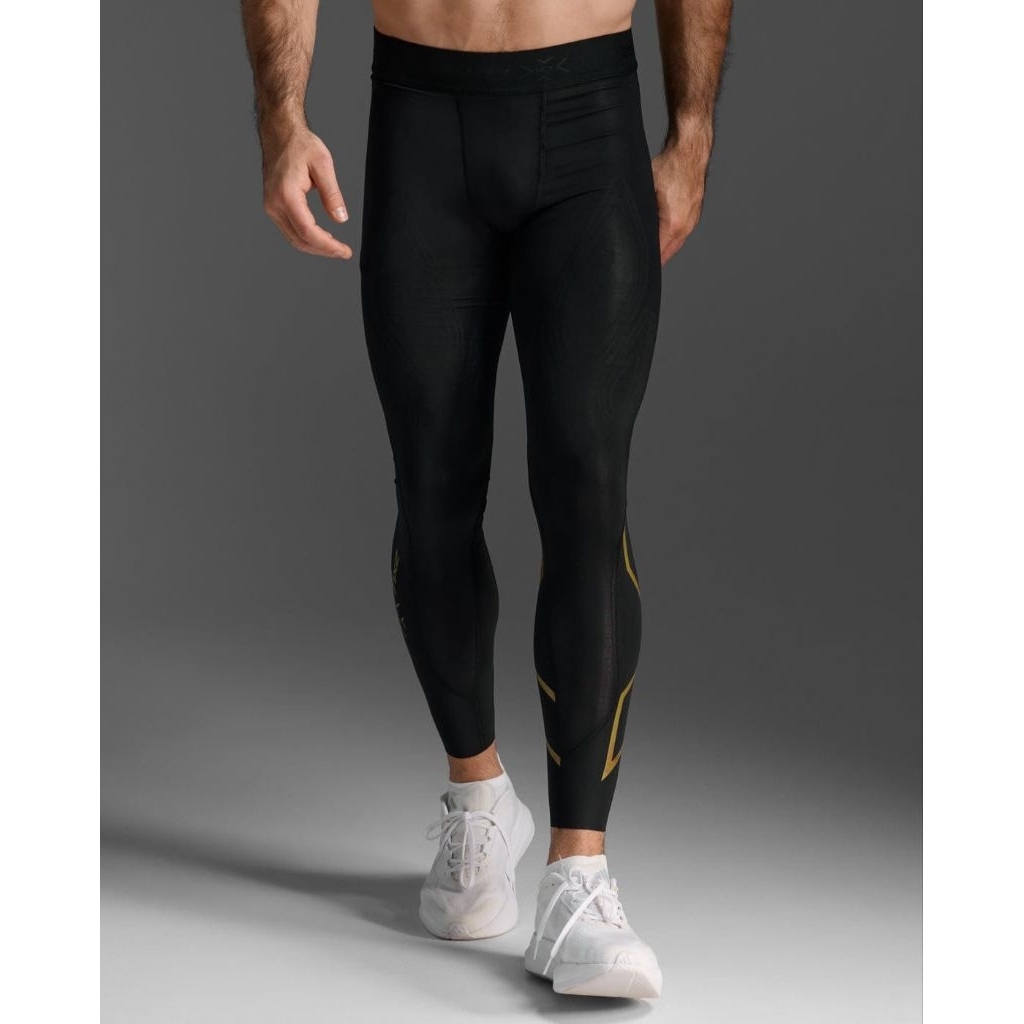 2XU Men Force Compression Tights Ma5365b BLK/GLD original