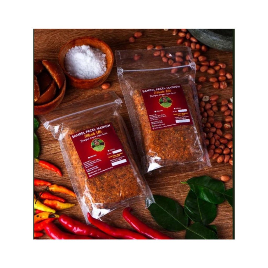 Sambal Pecel Mbah Uti Asli Madiun 500gr I Sambel Pecel Kacang Homemade Halal Enak