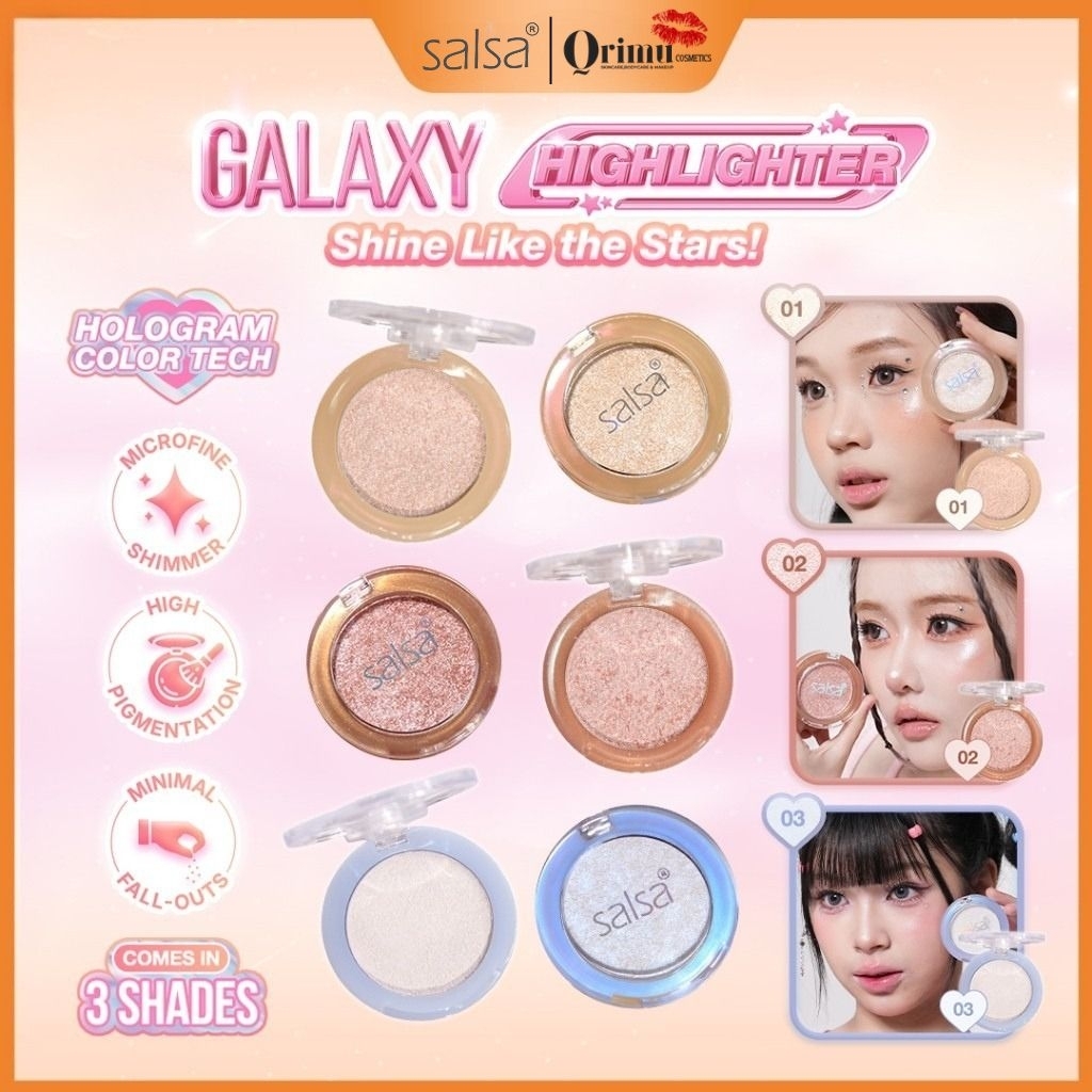 SALSA Galaxy Highlighter Highlighter | Make Up Douyin Korea | MakeUp | Shimmer