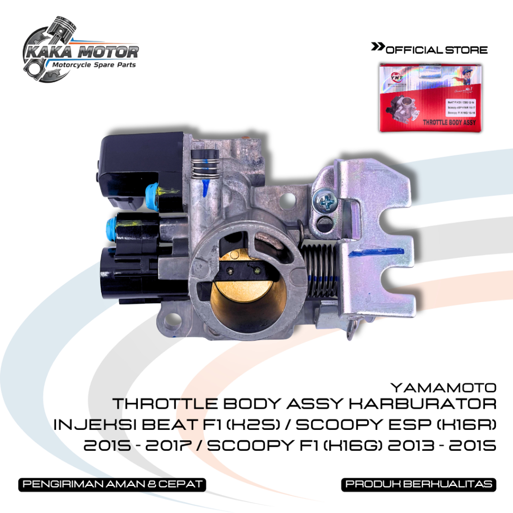 THROTTLE BODY ASSY KARBURATOR INJEKSI BEAT F1 K25 / SCOOPY ESP K16R 2015-2017 / SCOOPY F1 K16G 2013-