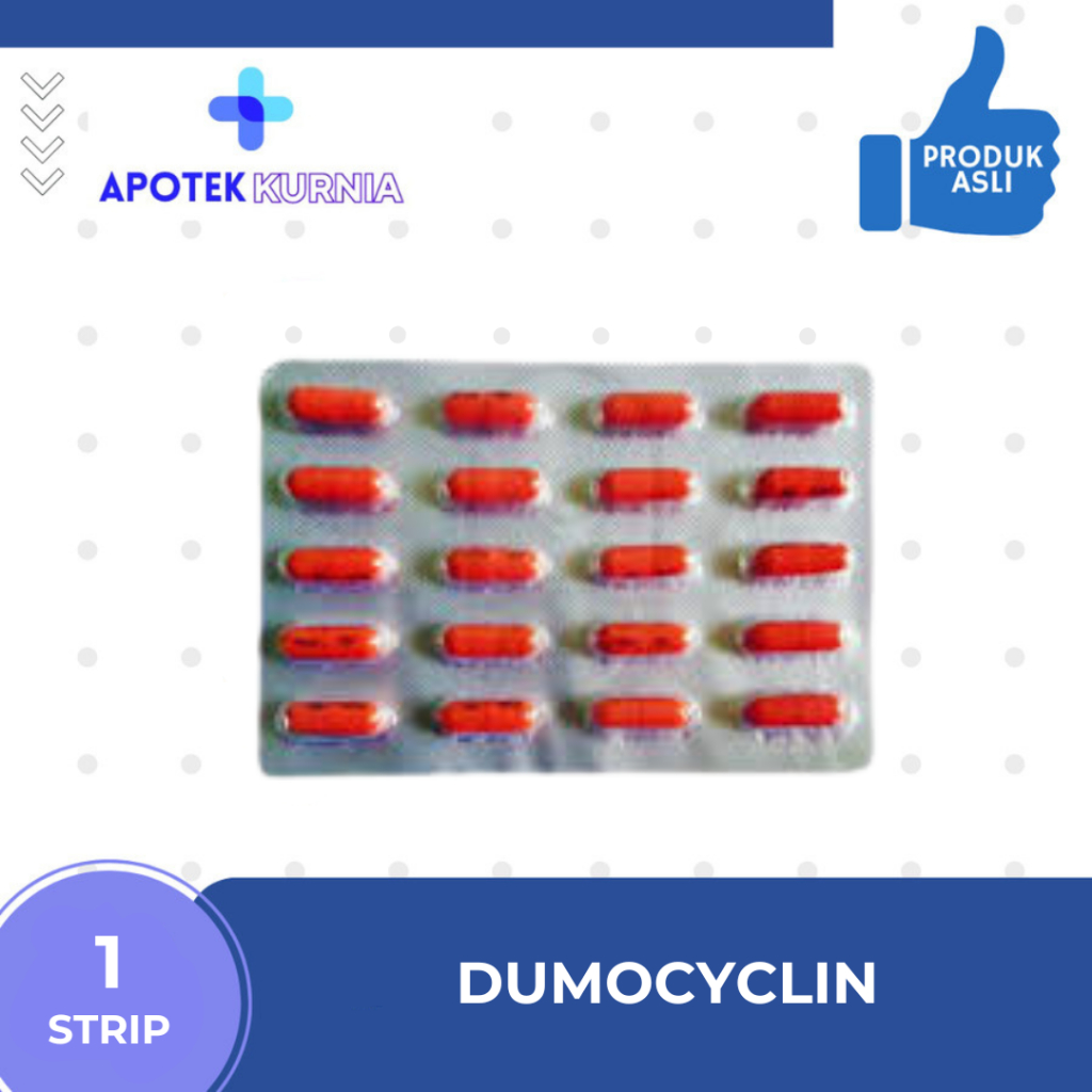 DUMOCYCLINE 250 MG 1 BLISTER @ 20 KAPSUL
