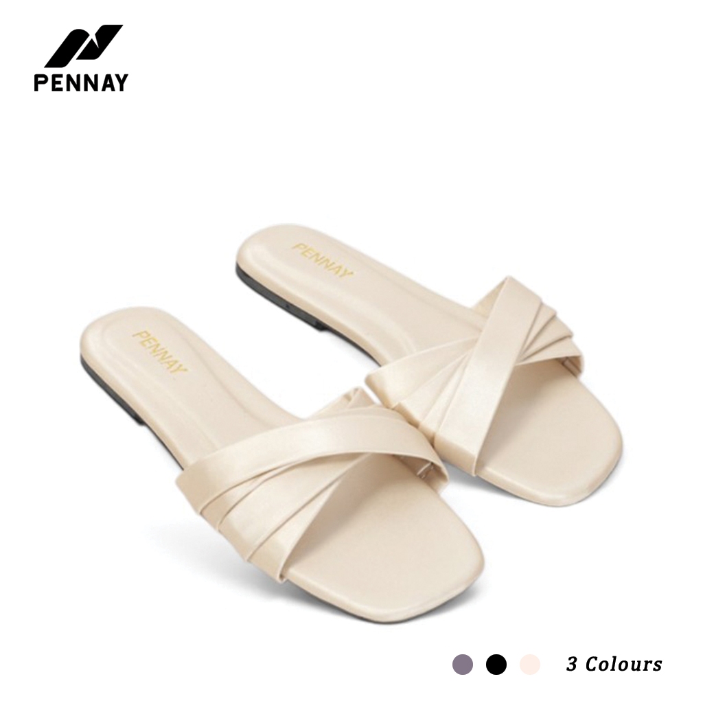 PENNAY - Sasha Sandal Wanita Teplek