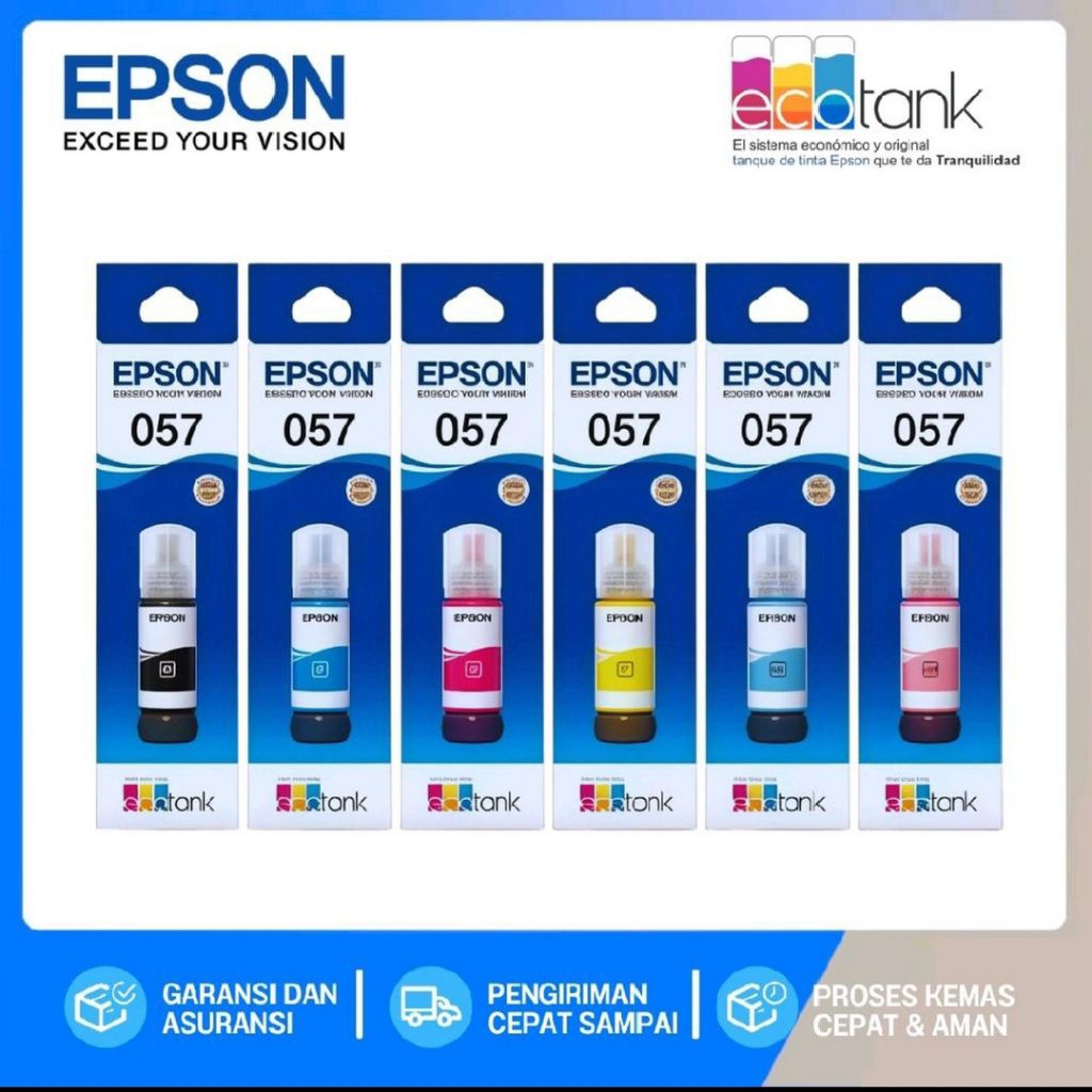 Tinta Epson 057 Original untuk Printer Epson L 8050 L8050‎