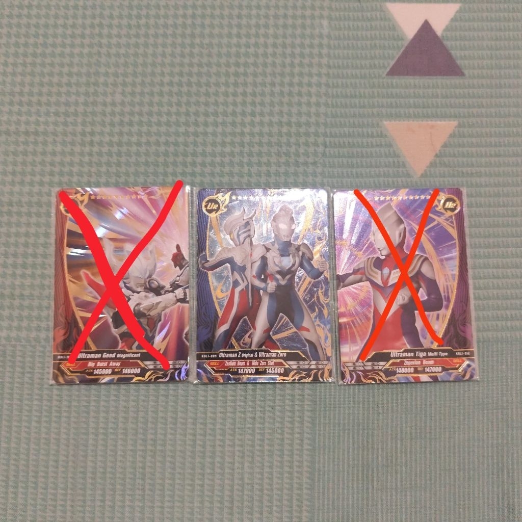 kartu ultraman merek kayou (UR)