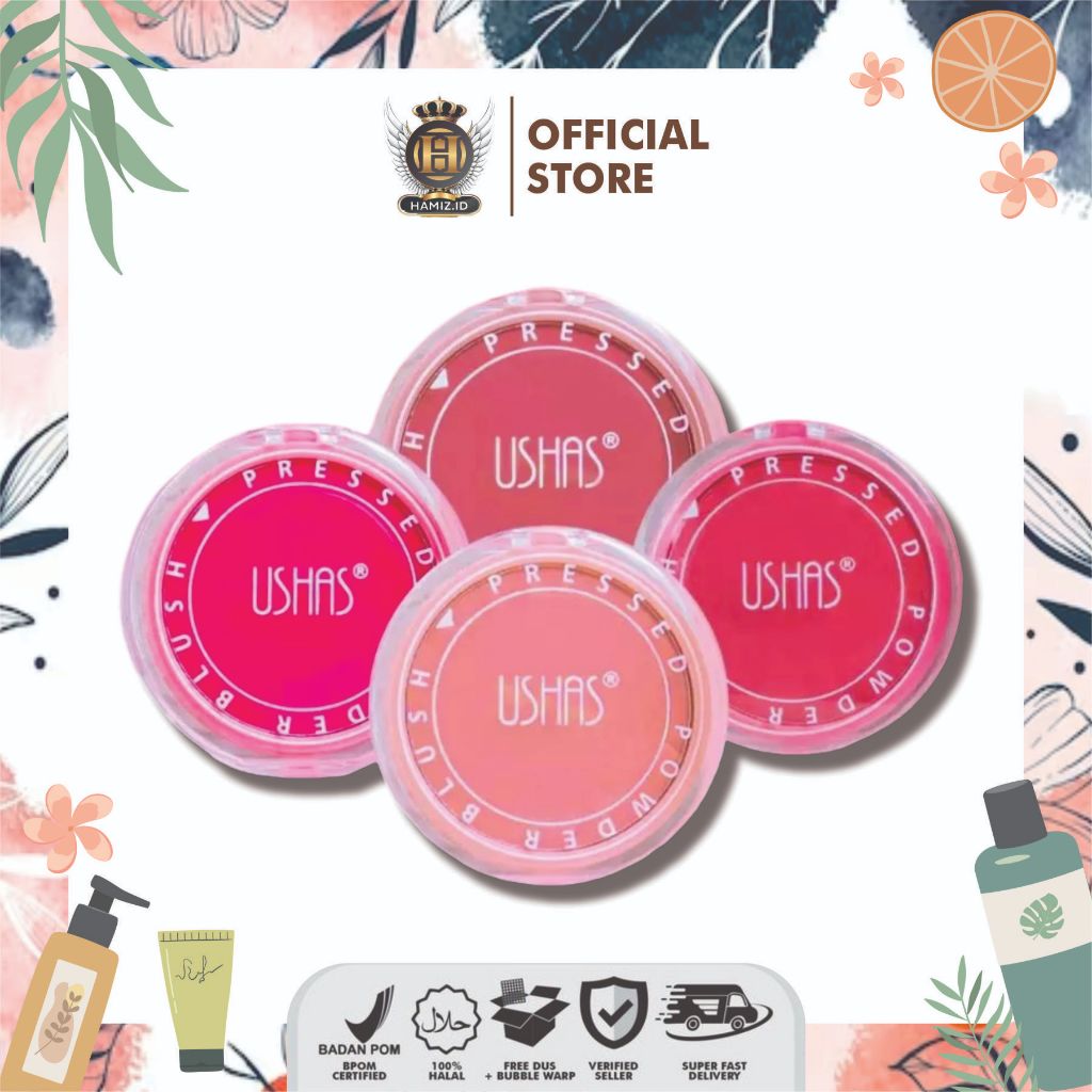 Ushas Pressed Powder Blush On